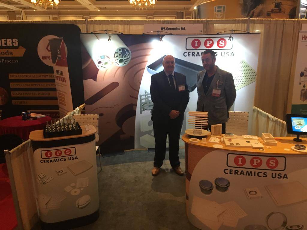 IPS Ceramics USA exhibit at Powder Met 2017 IPS Ceramics