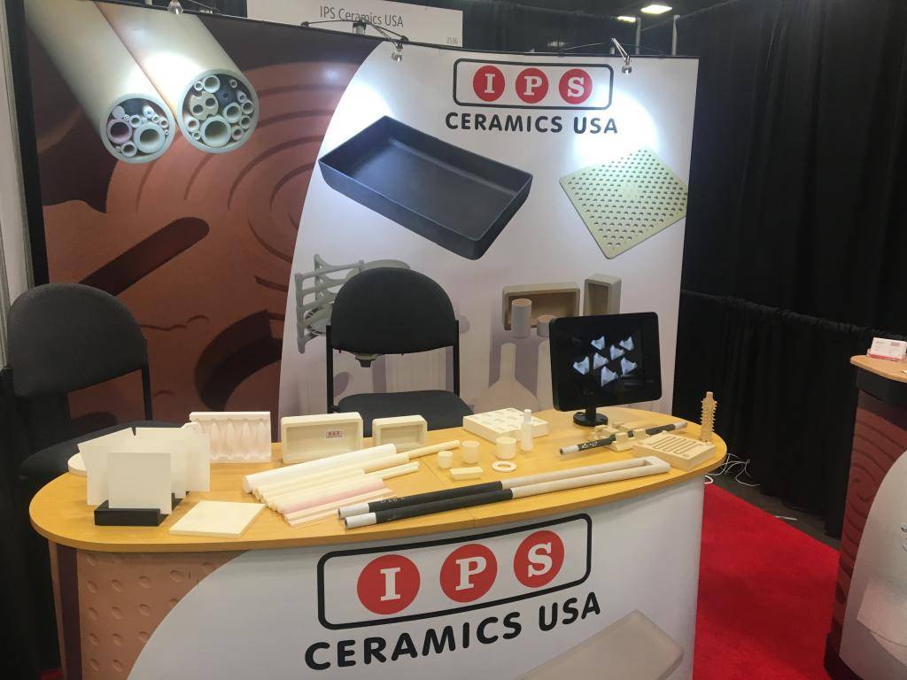 IPS Ceramics USA exhibit at Heat Treat 2017 IPS Ceramics