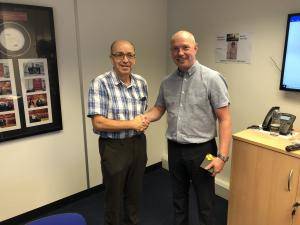 Production Planner Dave Street celebrates 40 years of service IPS Ceramics