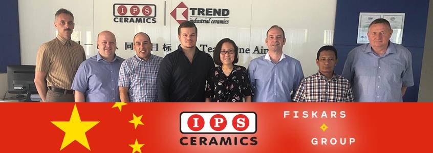 IPS Ceramics Welcome the Fiskar Group to China