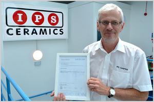 Brian Wycherley and his ISO 9001 Certification