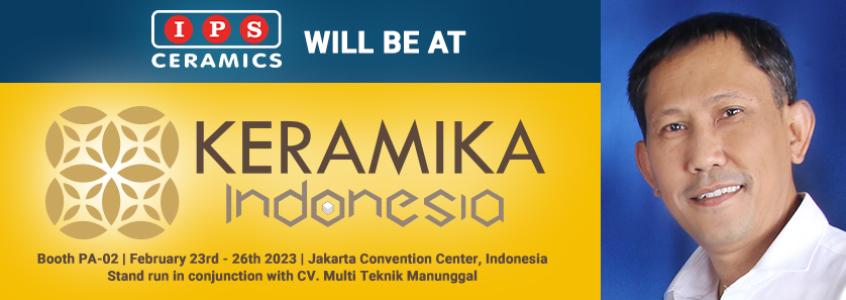 IPS Ceramics will be at Keramika Indonesia IPS Ceramics will be at Keramika Indonesia