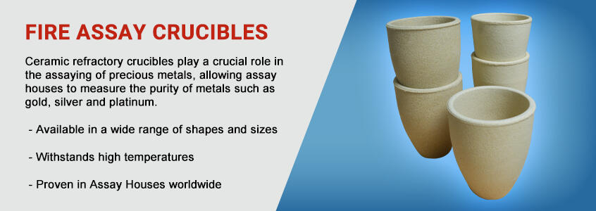 IPS Ceramics Fire Assay Crucibles for Assay Houses